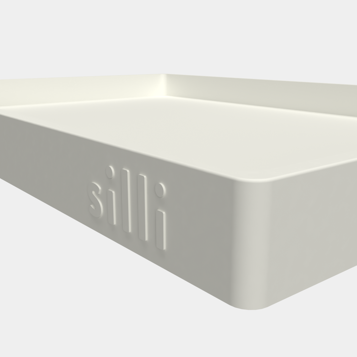 Base Tray (Bone White) by Silli – stylish tray for home and desk organisation