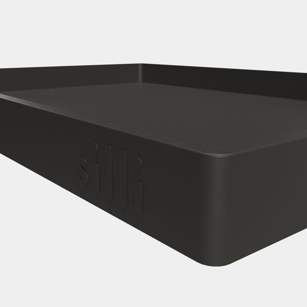 Base Tray (Charcoal Black) by Silli – stylish tray for home and desk organisation