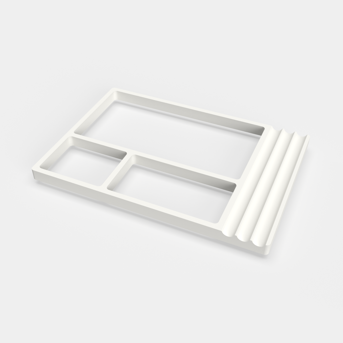 Deskmate Insert (Bone White) by Silli – stylish tray for home and desk organisation