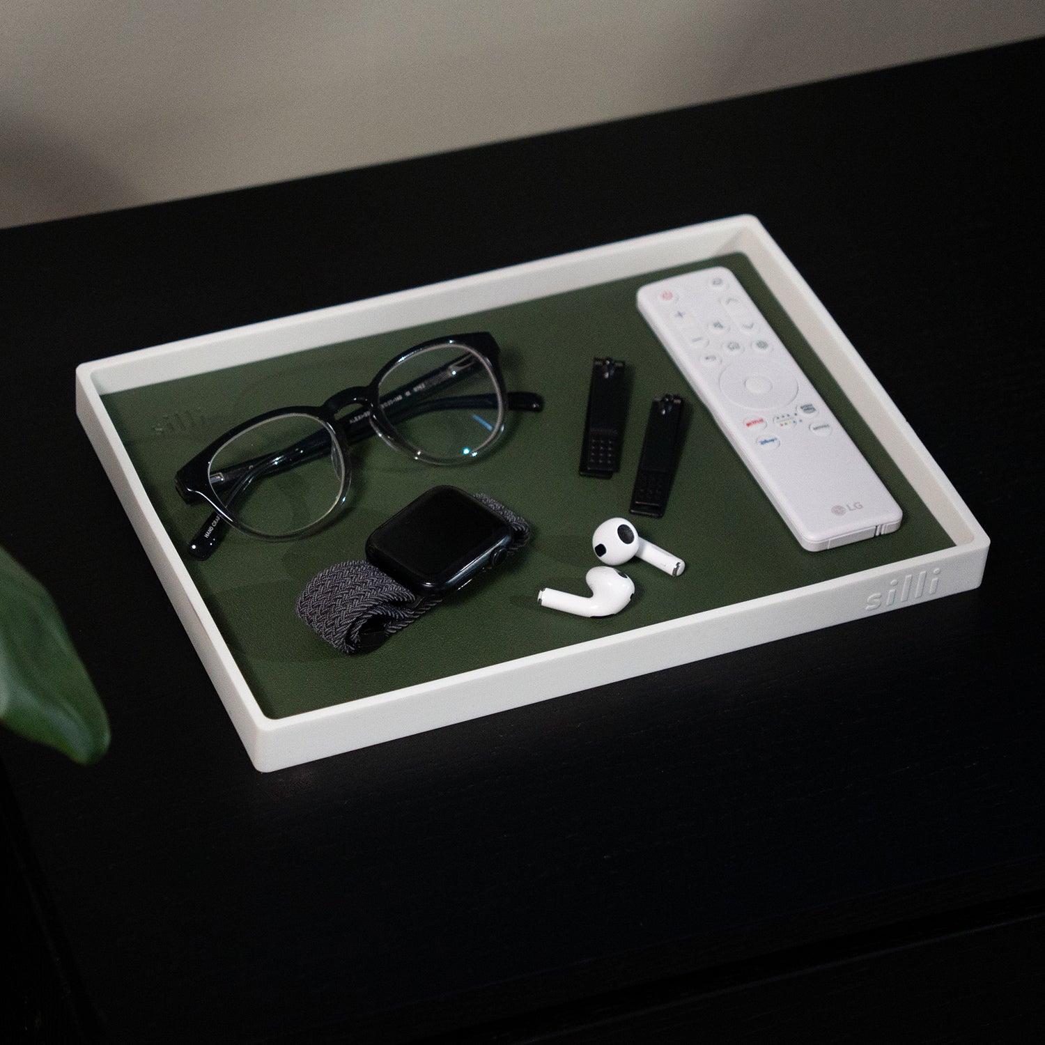 Catchall (Forest Green and White)