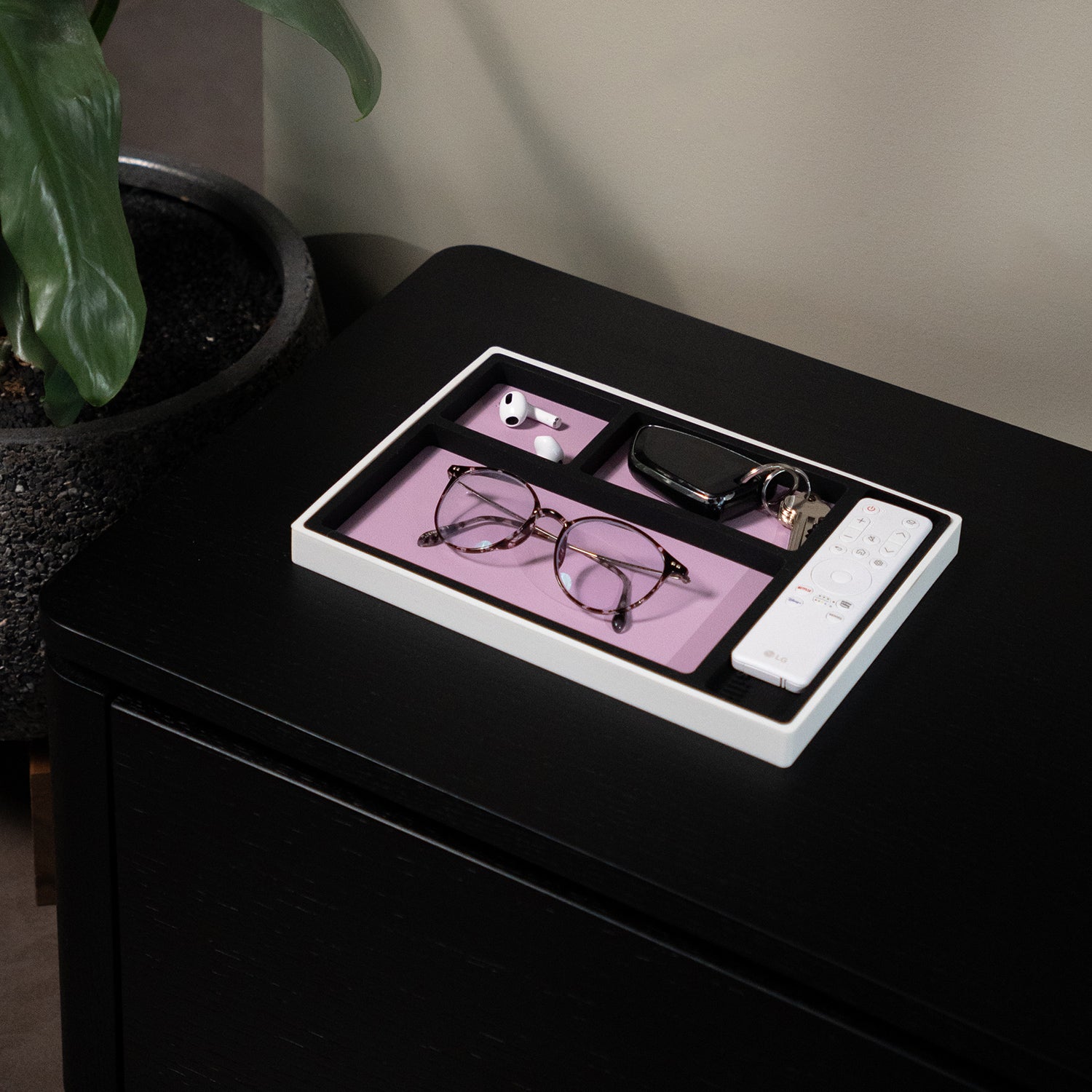 Desk Organiser Tray (Lilac Purple) by Silli – stylish tray for home and desk organisation