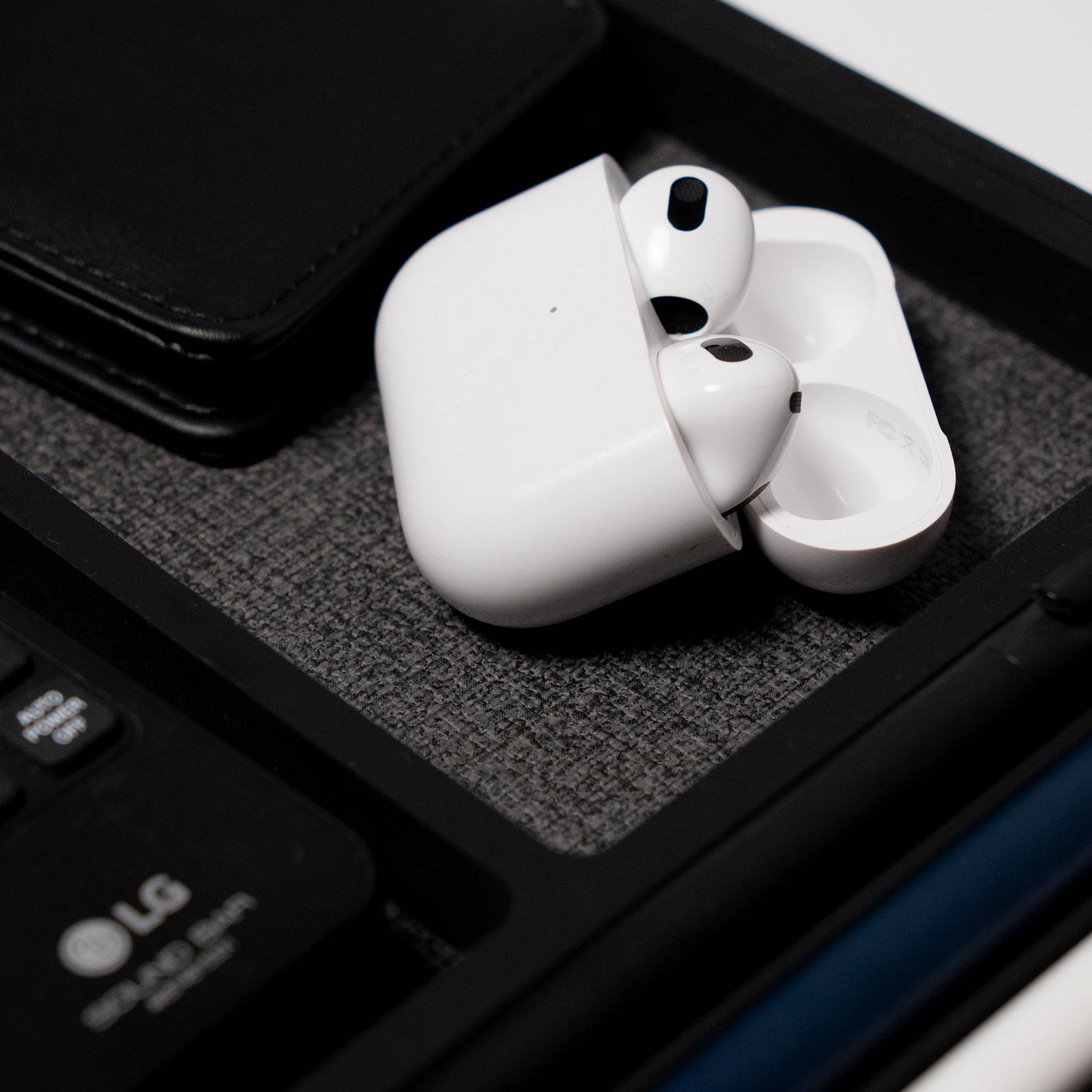 Desk Organiser Tray (Textured Grey) by Silli – stylish tray for home and desk organisation