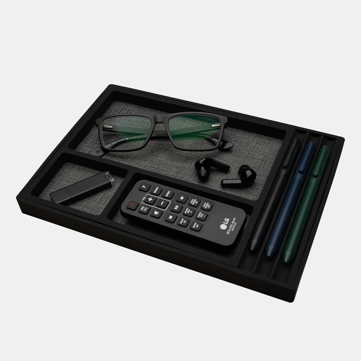 Desk Organiser (Textured Grey)