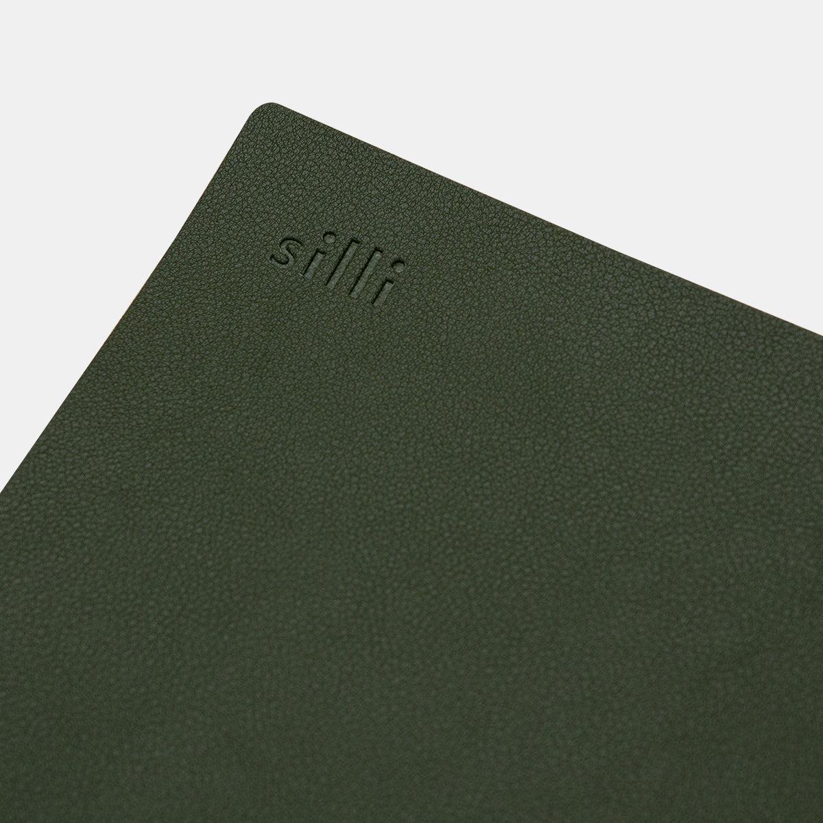 Eco-Leather Surface Mat (Forest Green) by Silli – stylish tray for home and desk organisation