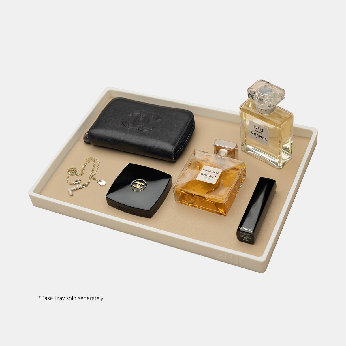 Eco-Leather Surface Mat (Mocha Beige) by Silli – stylish tray for home and desk organisation