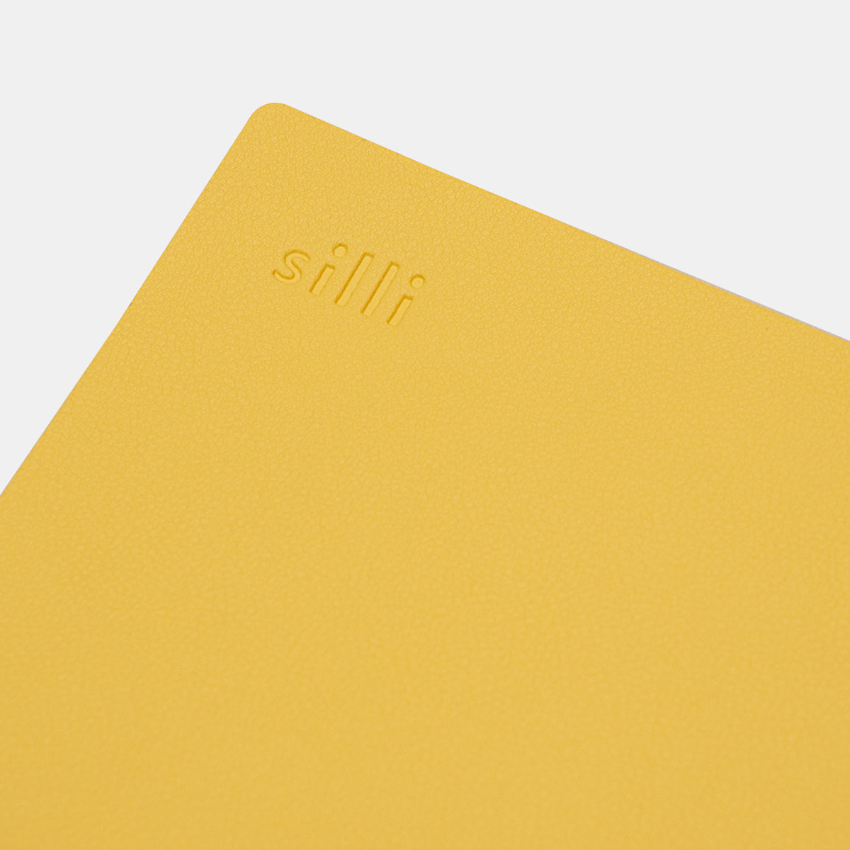 Eco-Leather Surface Mat (Mustard Yellow) by Silli – stylish tray for home and desk organisation