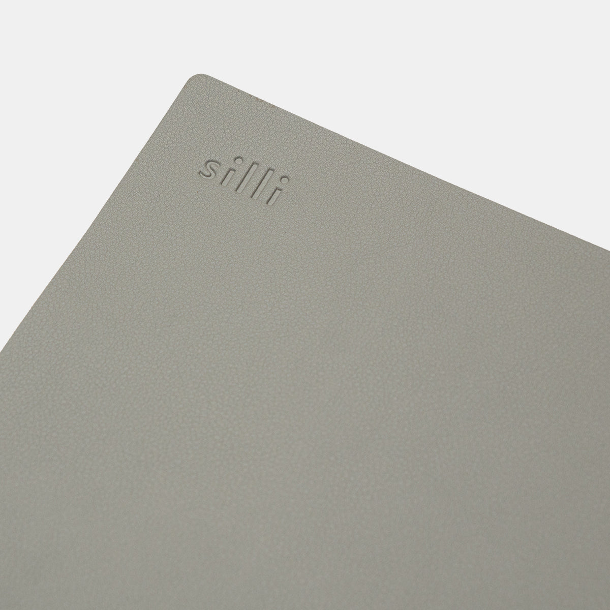 Eco-Leather Surface Mat (Pilot Grey) by Silli – stylish tray for home and desk organisation