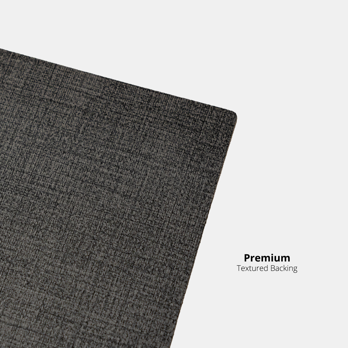 Eco-Leather Surface Mat (Textured Charcoal) by Silli – stylish tray for home and desk organisation