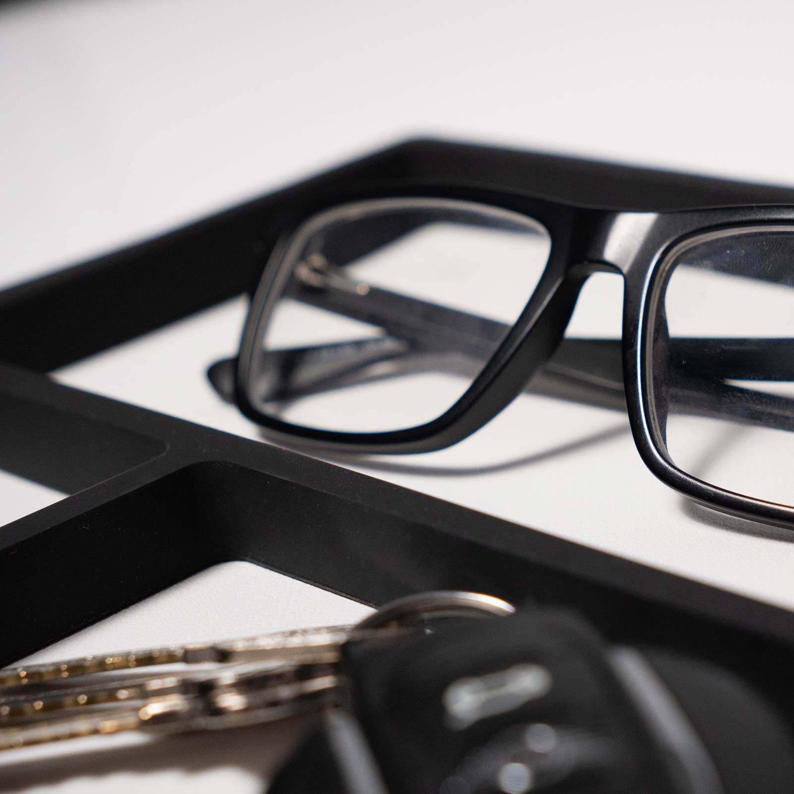 Desk Organiser Tray (Pure White) by Silli – stylish tray for home and desk organisation